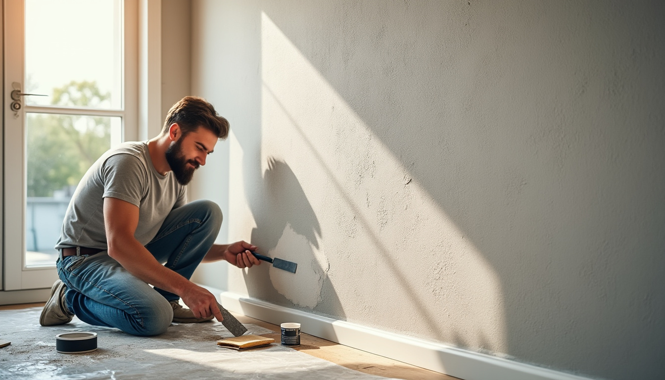 Masquer les défauts d'un mur avant peinture : astuces incontournables