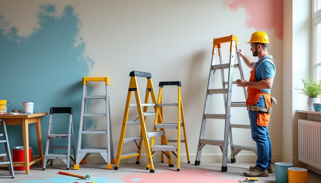 découvrez nos conseils pratiques pour choisir l’échelle ou l’escabeau idéal pour vos travaux de peinture en hauteur : sécurité, hauteur adaptée et astuces pour bien sélectionner votre équipement.