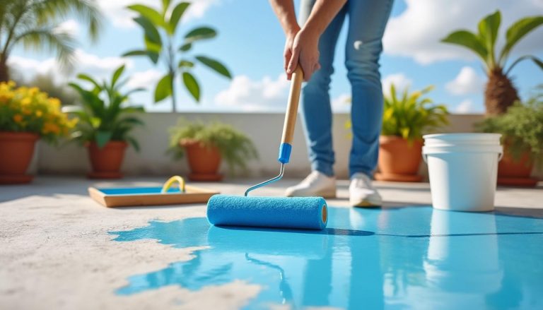 découvrez toutes les étapes pour peindre une terrasse en béton : préparation, choix de la peinture et conseils pratiques pour un résultat durable et esthétique.