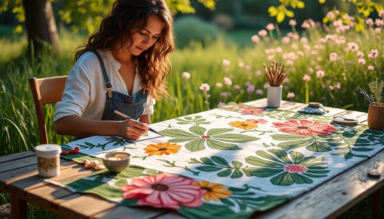 découvrez comment peindre des tissus en utilisant des motifs inspirés de la nature. apprenez des techniques créatives pour personnaliser vos textiles avec des designs uniques, faciles à réaliser chez vous.