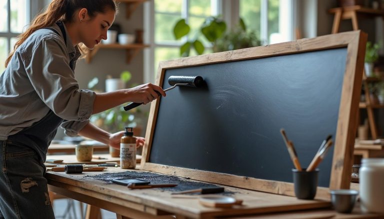 découvrez comment peindre une ardoise pour réaliser un tableau noir personnalisé ou obtenir un effet ardoise tendance, idéal pour décorer ou écrire à la craie.