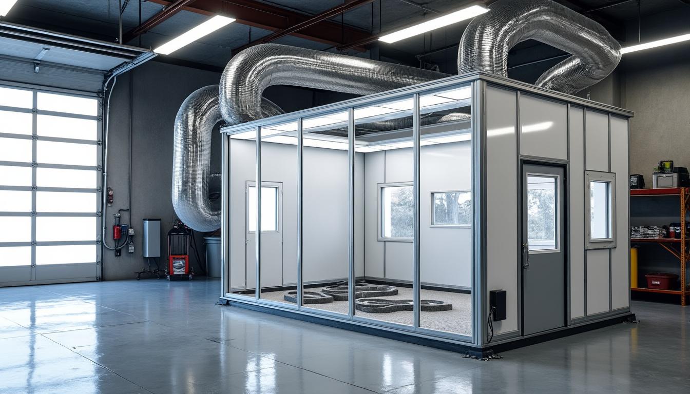 découvrez comment installer facilement une cabine de peinture maison grâce à notre guide étape par étape, pour un espace de travail propre et efficace.