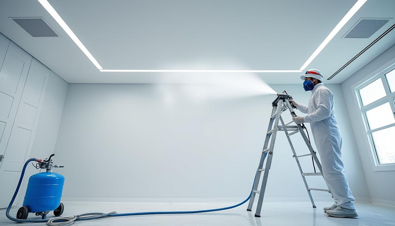 découvrez comment peindre un plafond au pistolet grâce à une méthode efficace et nos conseils pratiques pour un résultat professionnel et rapide.