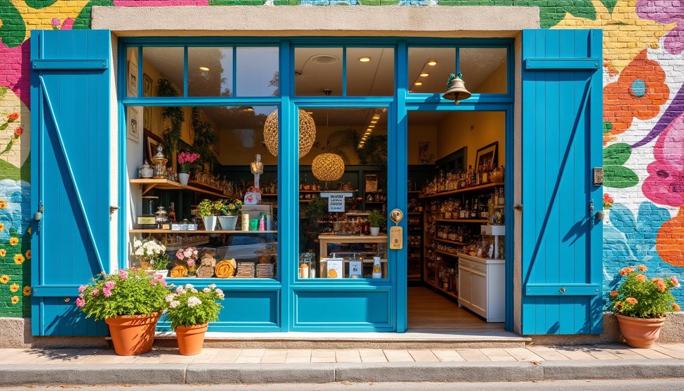 découvrez la transformation de l'extérieur du magasin emmaüs à tarare avec une nouvelle vitrine, une fresque restaurée et une peinture rafraîchie, redonnant vie et dynamisme à ce lieu solidaire.