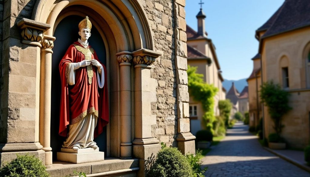 découvrez la résurgence de la statue de saint martin sur la façade de l’église d’accous, un symbole historique et religieux du béarn revisité.