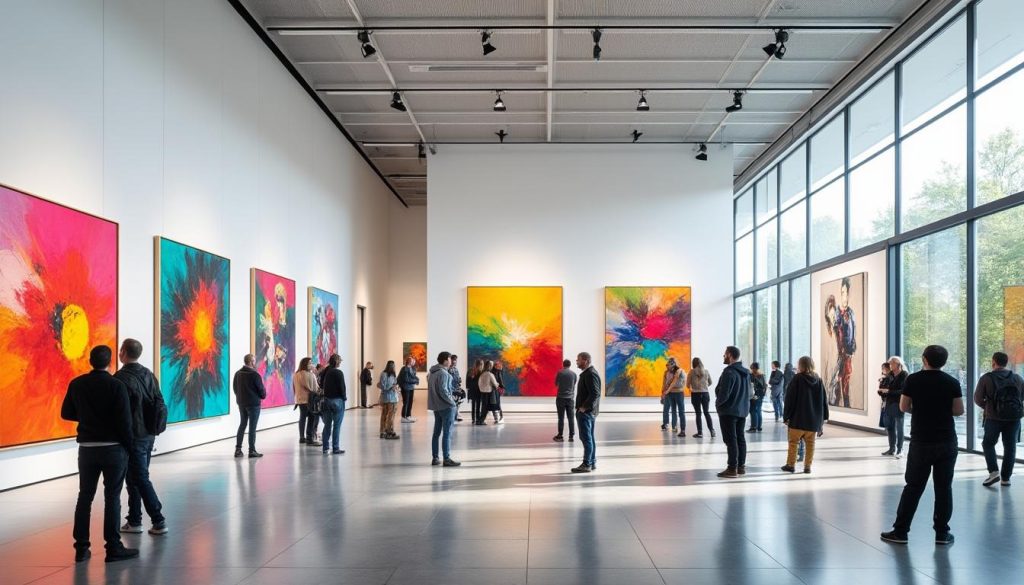 plongez dans une exposition captivante où des œuvres éclatantes de couleurs et pleines de vie vous invitent à un voyage artistique vibrant.