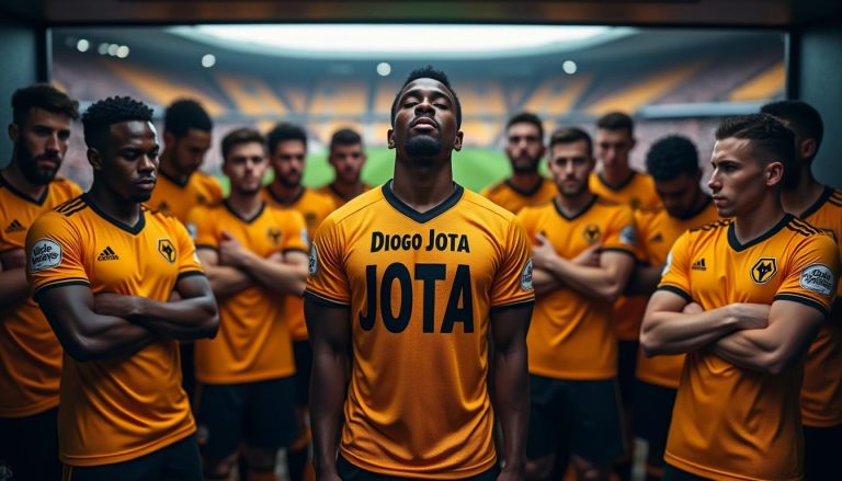 les wolves rendent un hommage émouvant à diogo jota avant leur match de fa cup contre liverpool, célébrant son impact et son parcours au sein de l'équipe.