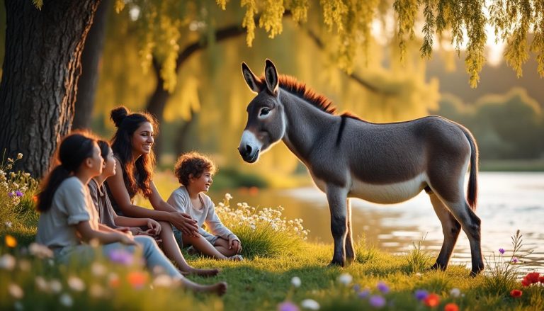 découvrez comment ecol’âne intègre la médiation animale au cœur des échanges à rivières, favorisant le lien entre les personnes grâce à la présence bienveillante des ânes.