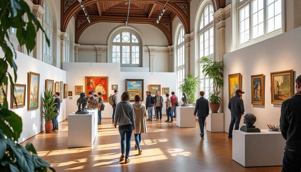 découvrez l’explosion de couleurs et de créativité des artistes locaux d’honfleur lors de leur exposition à la mairie, un rendez-vous incontournable pour les amateurs d’art.