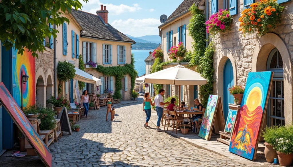 découvrez cherbourg et le cotentin à travers une exposition artistique en plein air qui met en lumière la beauté de leurs rues.