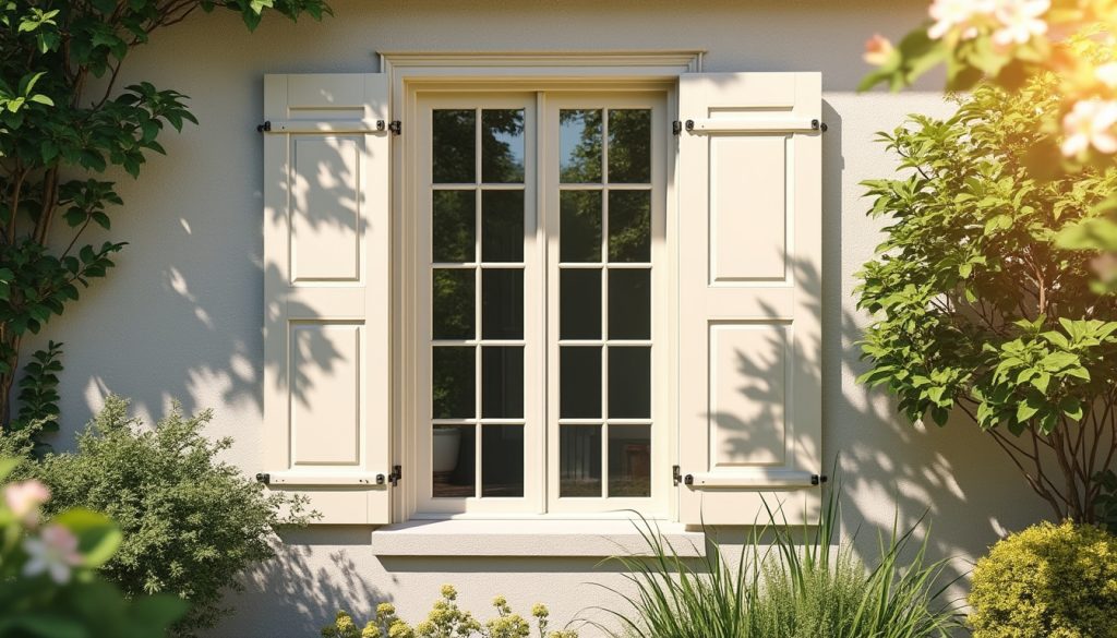 découvrez comment repeindre vos volets en blanc cassé peut transformer l'apparence de votre façade et ce qui s'est produit dès la première vague de chaleur.