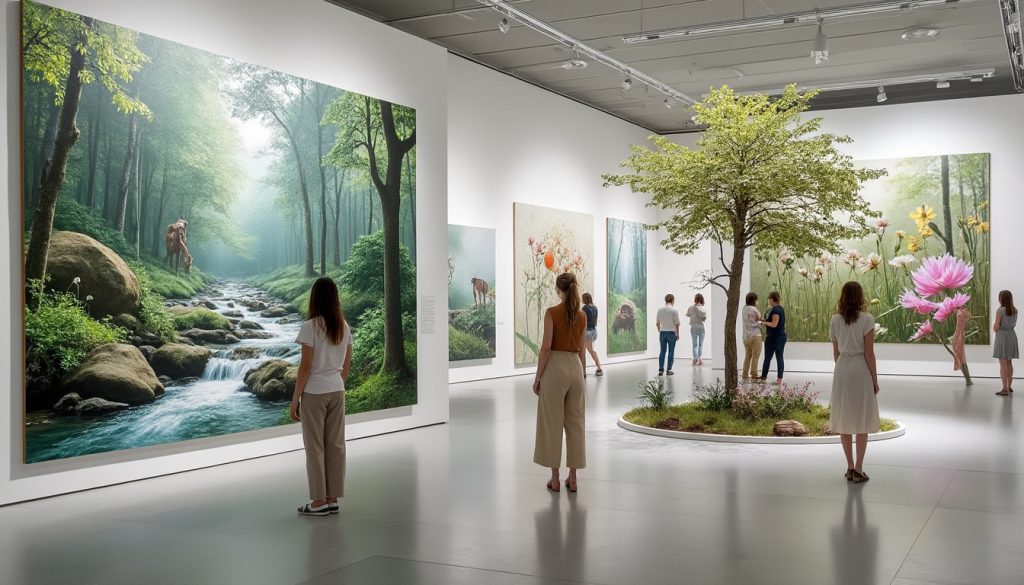 découvrez l'exposition de maëlys d'armancourt à pélissanne, une célébration artistique inspirée par la beauté et la richesse de la nature.