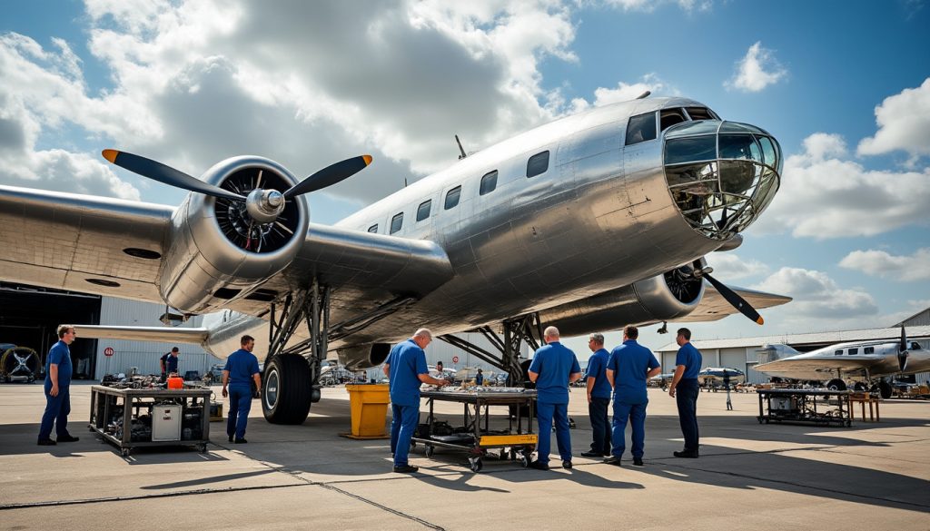 à la base aérienne d'évreux, des passionnés restaurent avec soin le mythique breguet deux ponts, un avion emblématique reconnu comme une véritable merveille de l'aéronautique.