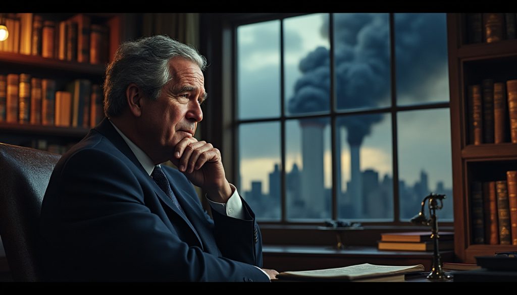 découvrez comment bush revisite le 11 septembre et explore le pouvoir de façonner le récit historique dans cette chronique approfondie.