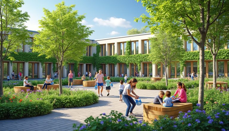 découvrez comment la cour d’école de hornoy-le-bourg se métamorphose grâce à une nouvelle vague de végétalisation, favorisant un environnement plus vert et agréable pour les élèves.