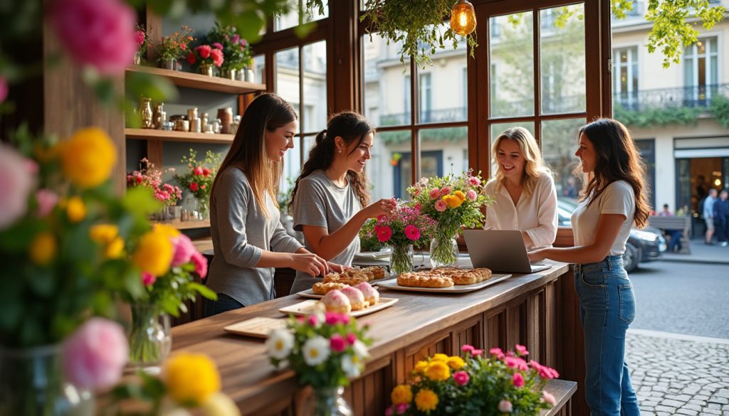 découvrez le café des fleurs à châlons, une nouvelle adresse chaleureuse créée par mélanie, blandine, adeline et julie, où convivialité et passion se rencontrent autour d'un café unique.