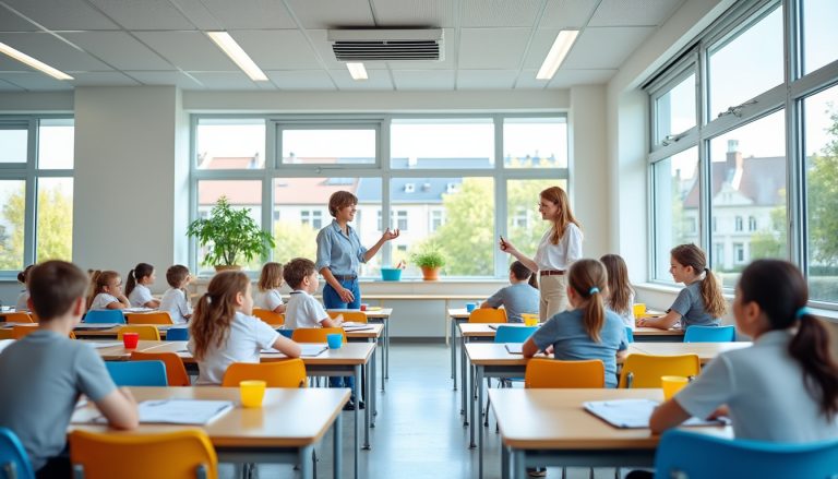 découvrez comment les écoles du val-d'oise bénéficient d'un environnement amélioré grâce à l'installation de la climatisation et à une nouvelle peinture qui apportent confort et fraîcheur aux élèves.
