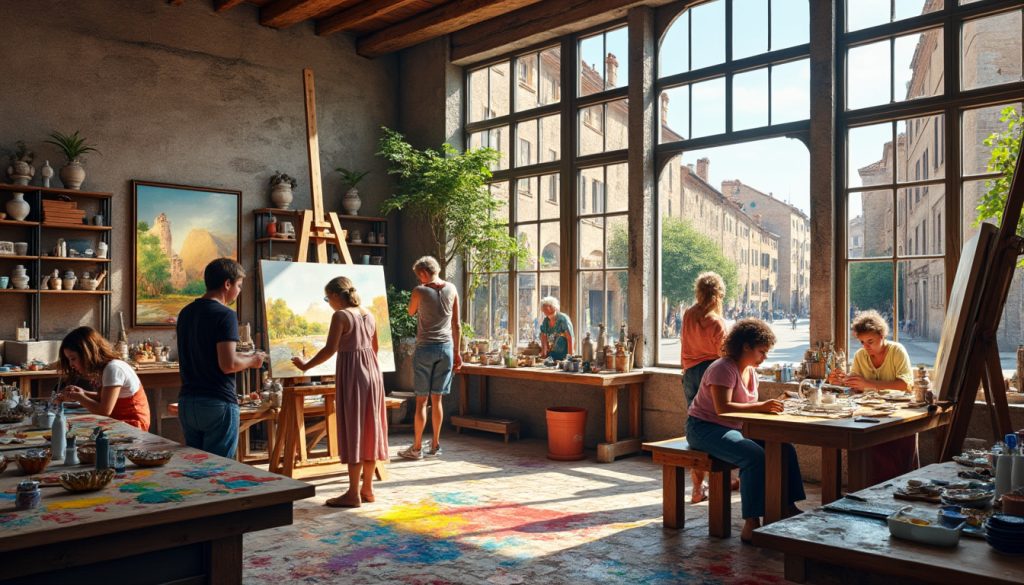 découvrez les ateliers créatifs d'espalion, un lieu dynamique au cœur de la cité des peintres, où art et tradition se rencontrent pour inspirer votre imagination.