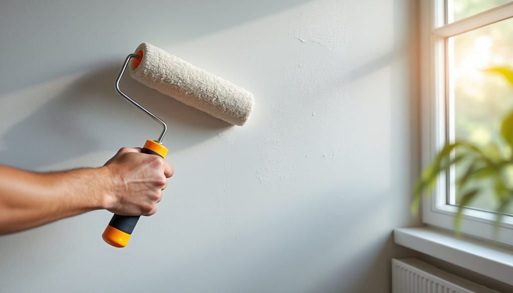 découvrez le geste clé que tout peintre applique avant de poser son rouleau sur un mur fraîchement lessivé, pour un rendu parfait et sans défaut.