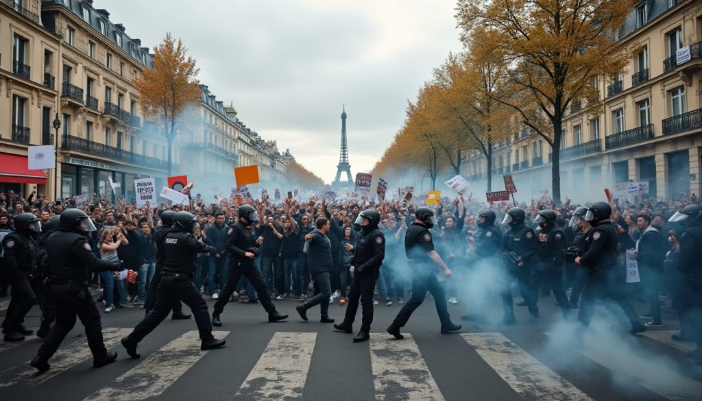 découvrez les premières tensions survenues lors des manifestations du 17 octobre à paris et marseille, avec un aperçu des événements marquants dès le début des rassemblements.